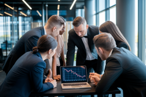 groupe-professionnels-bureau-ordinateur-graphique