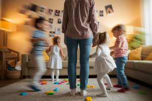 parent-enfants-salon-jouets-photos